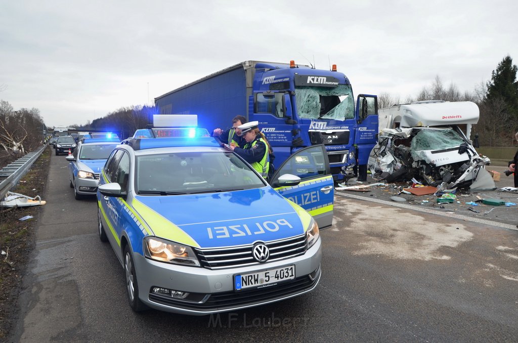 Schwerer VU A 1 Rich Saarbruecken kurz vor AK Leverkusen P058.JPG - Miklos Laubert